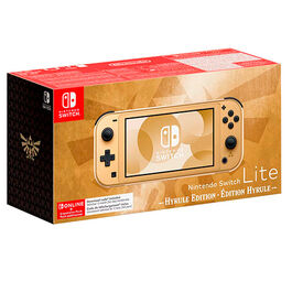 CONSOLA NINTENDO SWITCH LITE HYRULE EDITION + 12 MESES ONLINE SWITCH